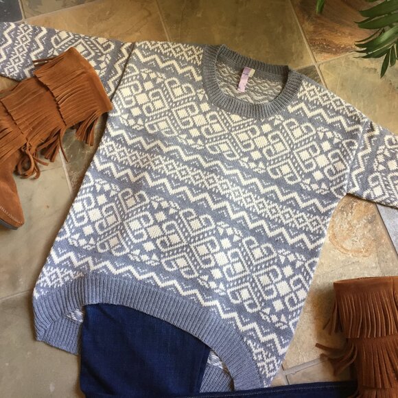 Alya Fair Isle Crew Neck Sweater (NEW) - Picture 9 of 13